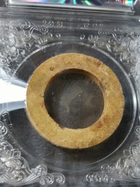 古玩雜項高古玉環玉佩一對拍賣,當前價格1元