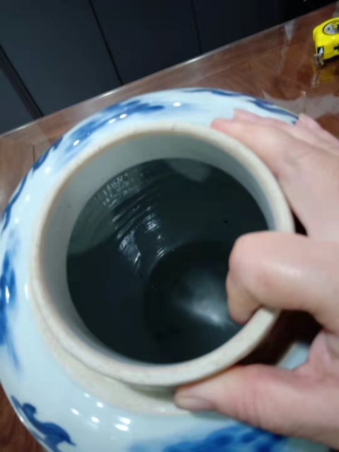 古玩陶瓷順治青花云龍三現(xiàn)大罐拍賣，當前價格22000元