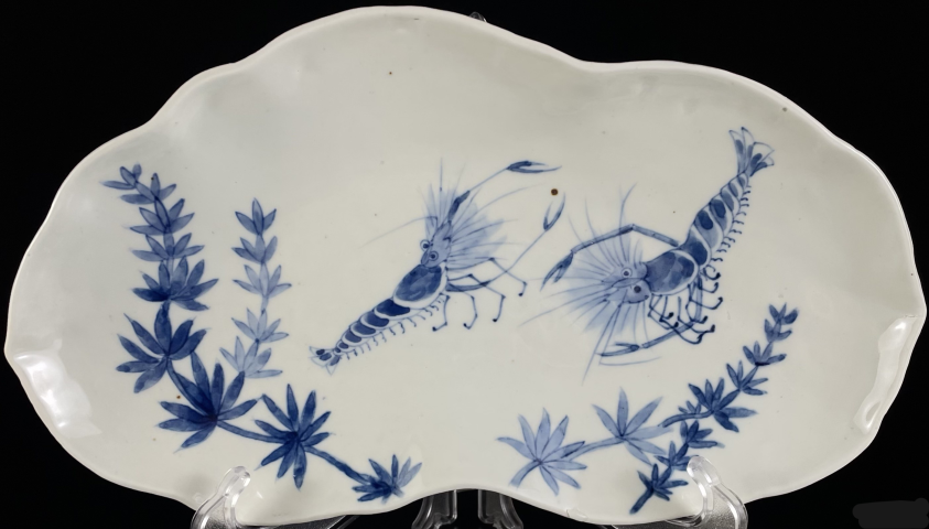 古玩陶瓷青花盤拍賣，當前價格300元