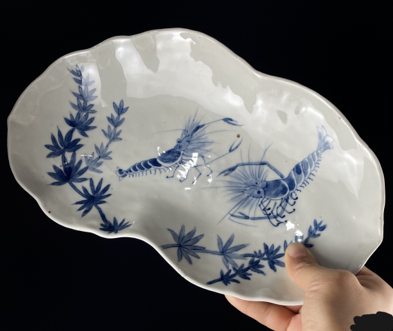 古玩陶瓷青花盤拍賣，當前價格300元