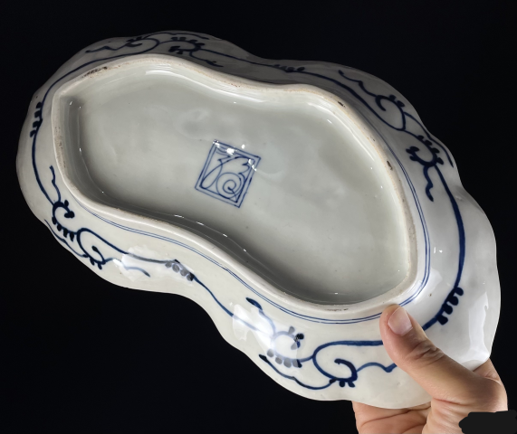 古玩陶瓷青花盤拍賣，當前價格300元