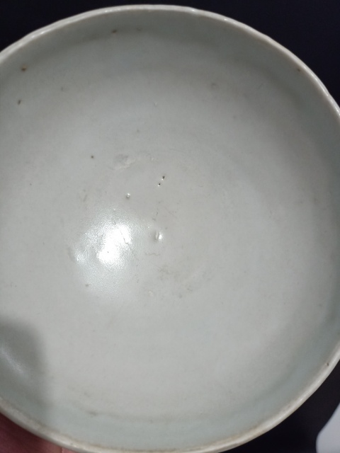 古玩陶瓷【元代】景德鎮窯卵白釉大碗拍賣，當前價格1999元