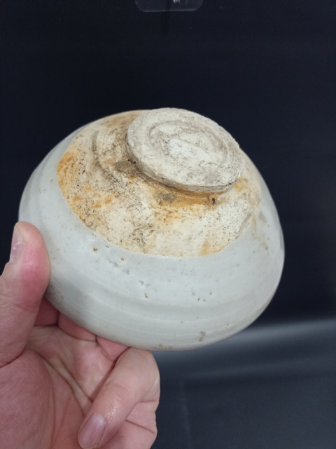 古玩陶瓷【元代】景德鎮窯卵白釉大碗拍賣，當前價格1999元