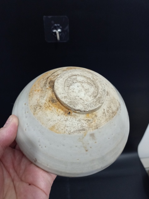 古玩陶瓷【元代】景德鎮窯卵白釉大碗拍賣，當前價格1999元