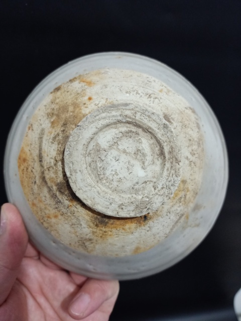 古玩陶瓷【元代】景德鎮窯卵白釉大碗拍賣，當前價格1999元