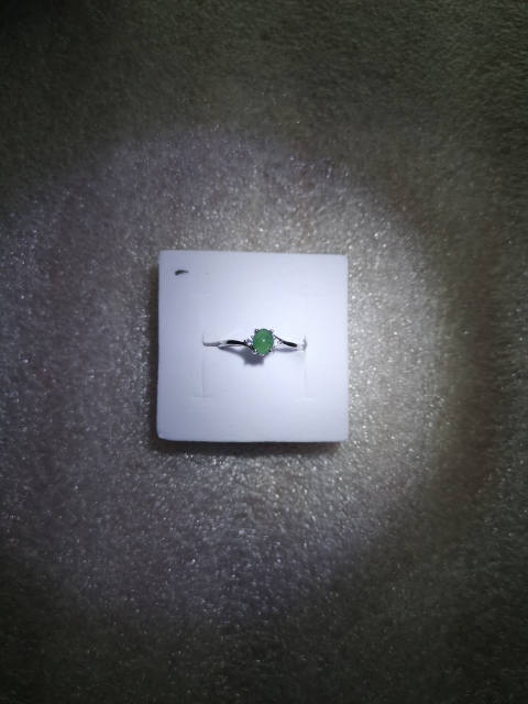 古玩玉器翡翠戒指拍賣,當前價格298元