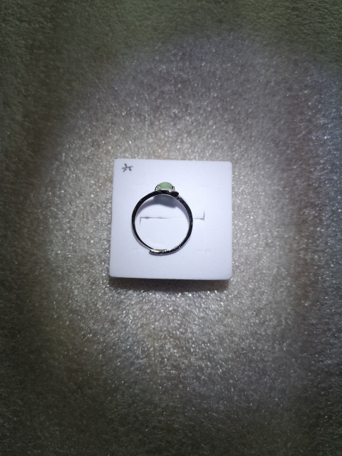 古玩玉器翡翠戒指拍賣,當前價格128元