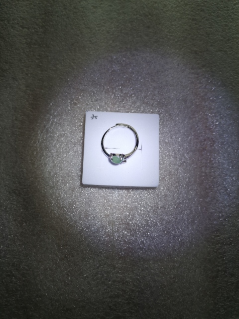 古玩玉器翡翠戒指拍賣,當前價格128元
