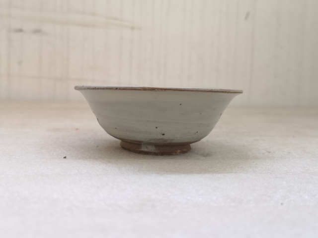 古玩陶瓷磁州窯白地褐彩文字碗拍賣，當前價格580元