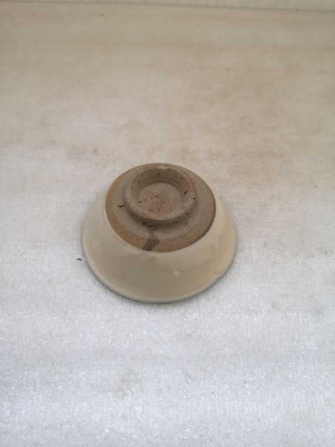 古玩陶瓷磁州窯白釉碗拍賣,當前價格680元