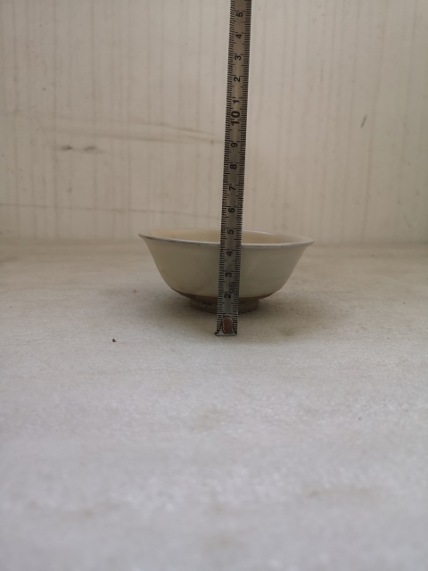 古玩陶瓷磁州窯白釉碗拍賣,當前價格680元