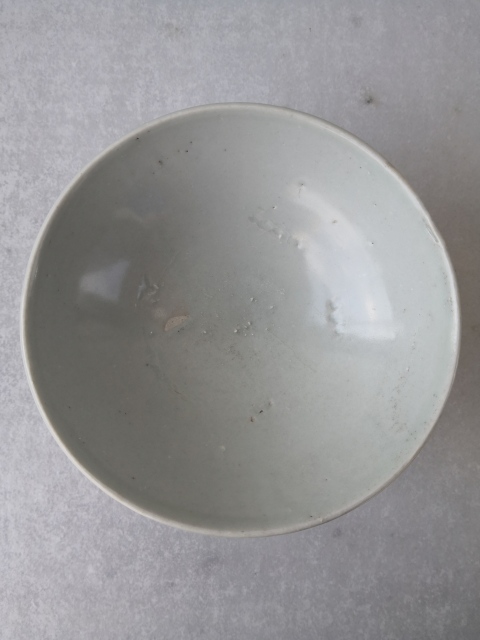 古玩陶瓷景德鎮窯卵白釉大碗拍賣，當前價格1999元