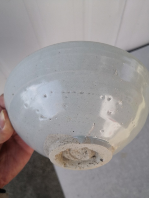古玩陶瓷景德鎮窯卵白釉大碗拍賣，當前價格1999元