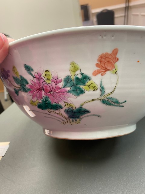 古玩陶瓷四季花卉紋粉彩碗拍賣,當(dāng)前價格4600元