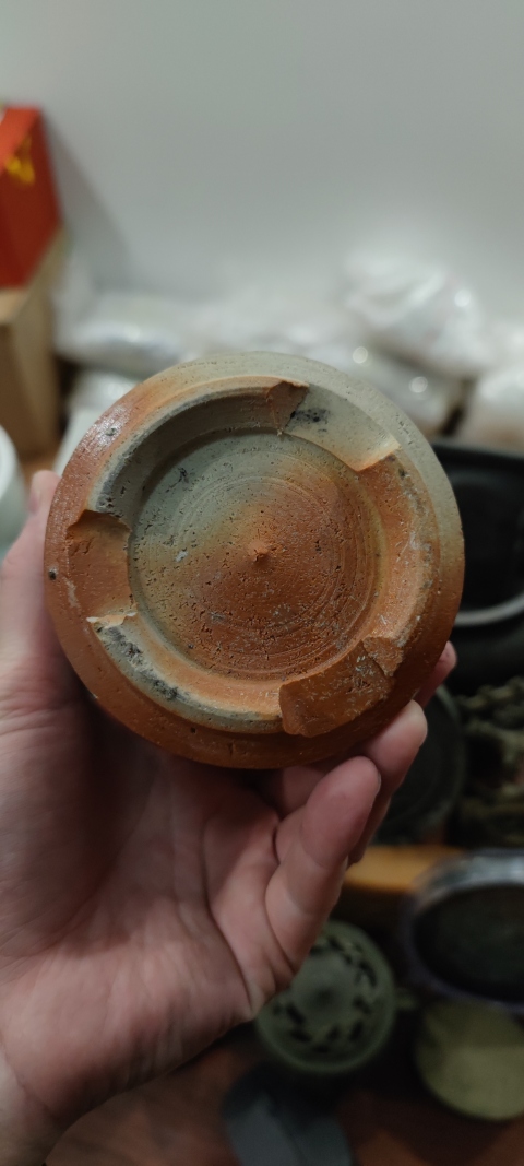 古玩陶瓷清末青花三足筒式香爐拍賣，當前價格299元