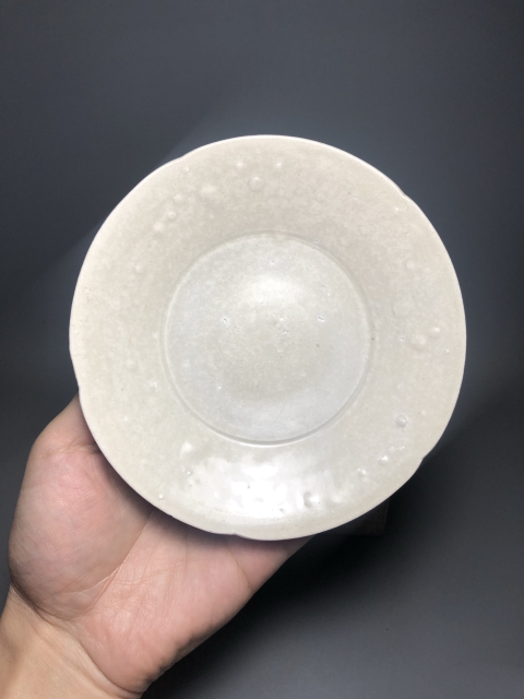 古玩陶瓷【宋代】景德鎮(zhèn)窯青白釉葵口洗【估價(jià)大幾千元】拍賣，當(dāng)前價(jià)格1元