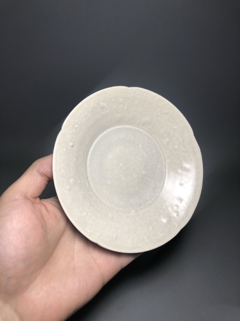古玩陶瓷【宋代】景德鎮(zhèn)窯青白釉葵口洗【估價(jià)大幾千元】拍賣，當(dāng)前價(jià)格1元
