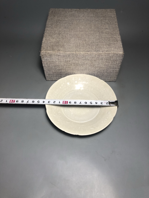 古玩陶瓷【宋代】景德鎮(zhèn)窯青白釉葵口洗【估價(jià)大幾千元】拍賣，當(dāng)前價(jià)格1元