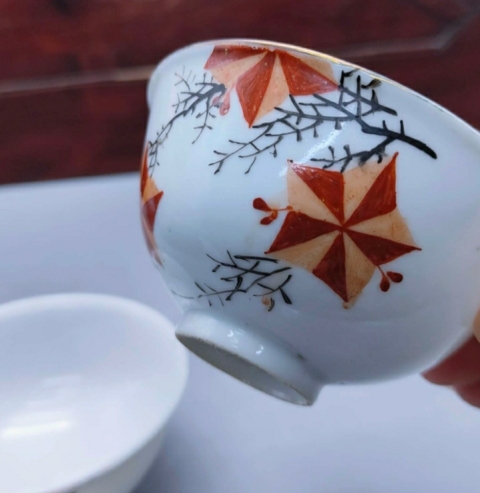 古玩陶瓷江西珍品款花卉紋小碗拍賣，當前價格1298元