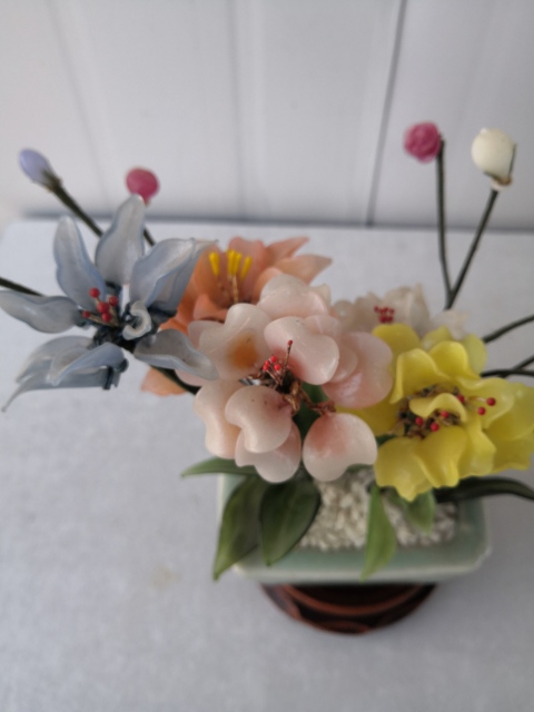 古玩陶瓷瓷胎青釉花盆拍賣，當前價格400元