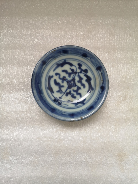 古玩陶瓷青花淡描花卉紋盤拍賣,當(dāng)前價格268元