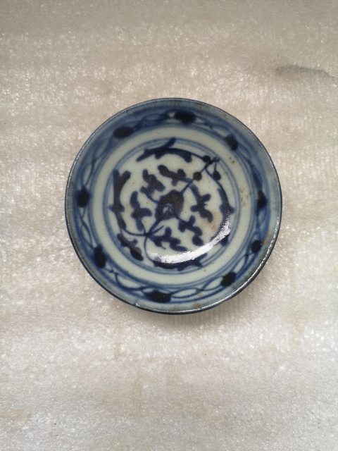 古玩陶瓷青花淡描花卉紋盤拍賣,當(dāng)前價格268元