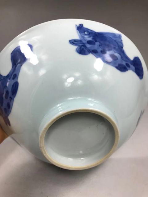 古玩陶瓷魚紋青花碗拍賣,當(dāng)前價格9800元