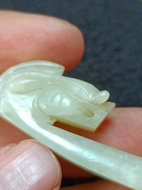 古玩玉器龍紋帶鉤拍賣,當前價格6800元