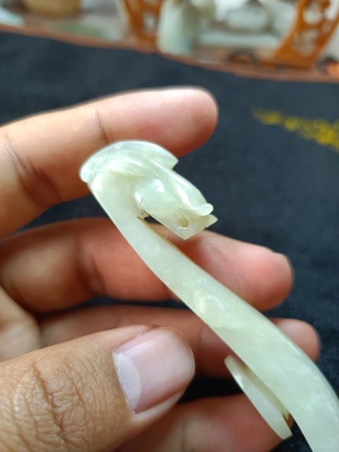 古玩玉器龍紋帶鉤拍賣,當前價格6800元