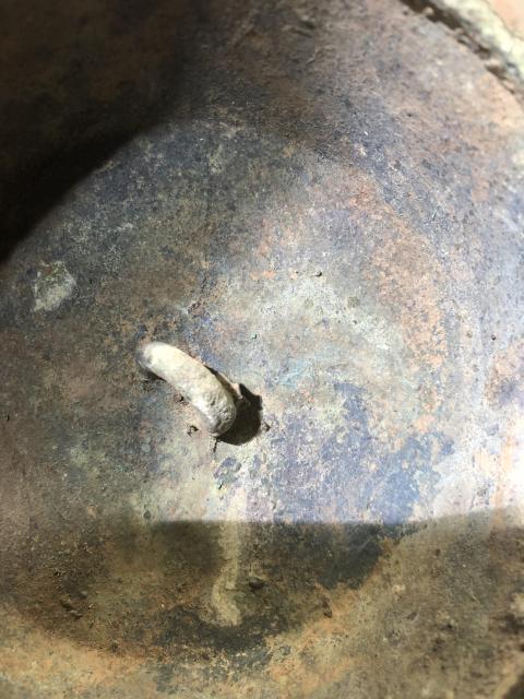 古玩銅器漢代青,銅蒜頭瓶拍賣,當前價格12888元