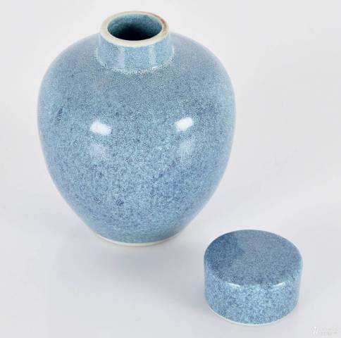 古玩陶瓷清?爐鈞釉蓋罐拍賣,當(dāng)前價(jià)格14800元