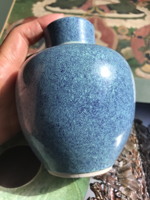古玩陶瓷清?爐鈞釉蓋罐拍賣,當(dāng)前價(jià)格14800元