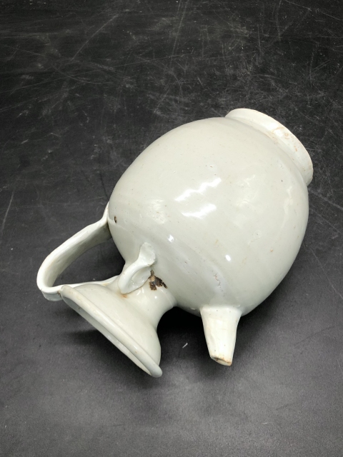 古玩陶瓷晚唐~宋青白釉雙系執(zhí)壺拍賣(mài),當(dāng)前價(jià)格10800元