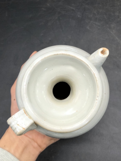 古玩陶瓷晚唐~宋青白釉雙系執(zhí)壺拍賣(mài),當(dāng)前價(jià)格10800元