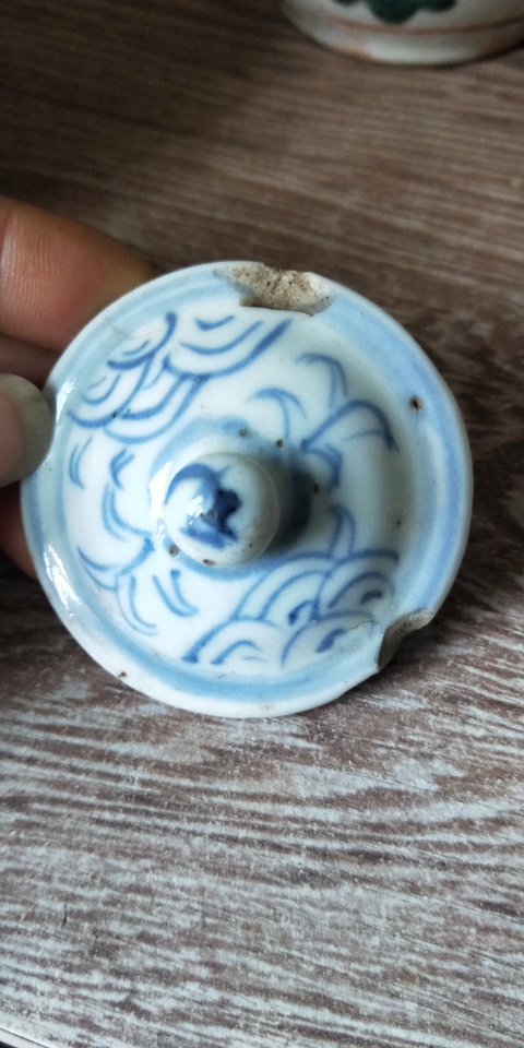 古玩陶瓷清代 淡描青花執壺拍賣,當前價格255元