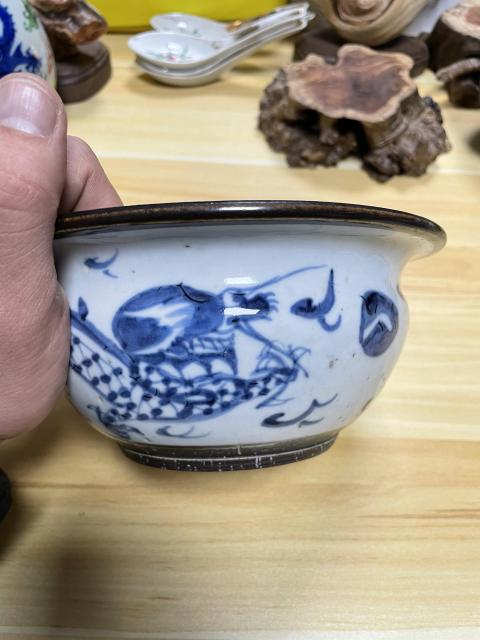 古玩陶瓷清道光 精品青花龍紋香爐(蘇州文物商店庫(kù)出)拍賣(mài),當(dāng)前價(jià)格1700元