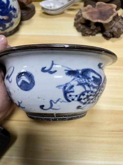 古玩陶瓷清道光 精品青花龍紋香爐(蘇州文物商店庫(kù)出)拍賣(mài),當(dāng)前價(jià)格1700元