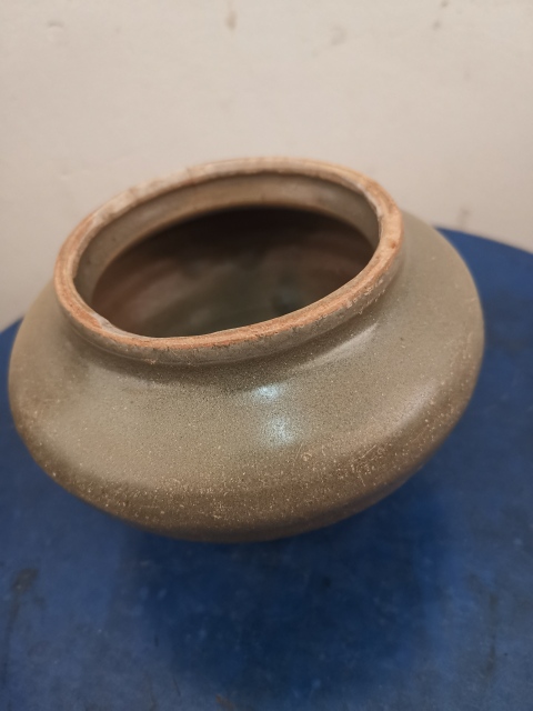 古玩陶瓷龍泉窯青釉罐拍賣,當前價格300元