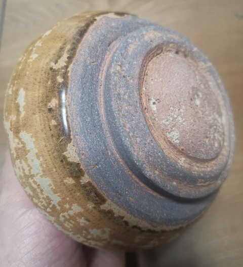 古玩陶瓷洪州窯青瓷撇口瓶拍賣，當前價格2300元