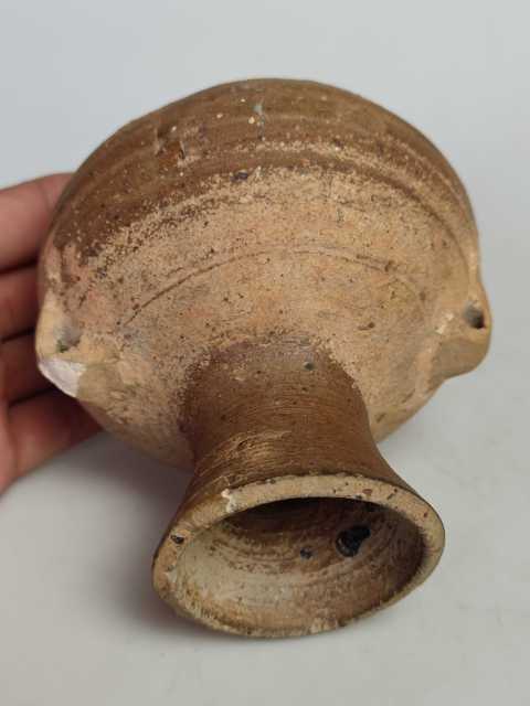 古玩陶瓷高古原始青瓷雙系壺拍賣，當前價格1000元