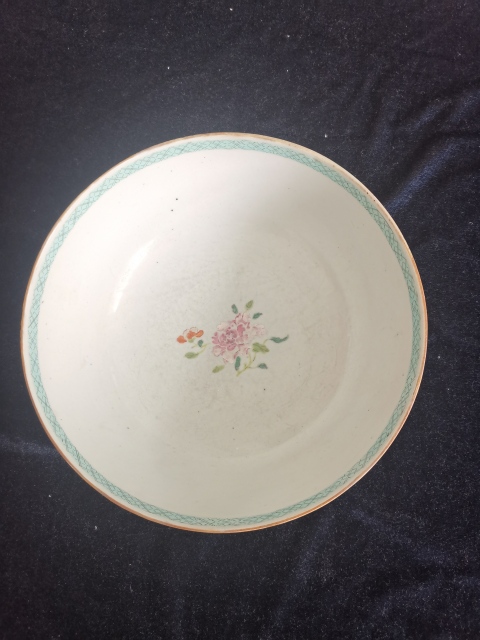 古玩陶瓷粉彩花卉紋碗拍賣,當前價格5600元