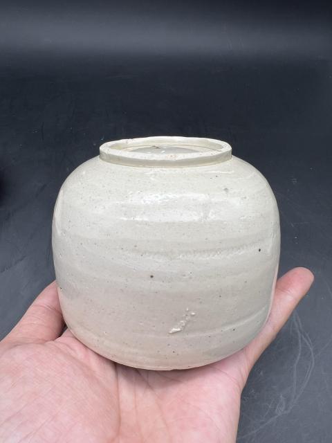 古玩陶瓷定窯白釉蓋缸(已實物鑒定)拍賣,當前價格3000元