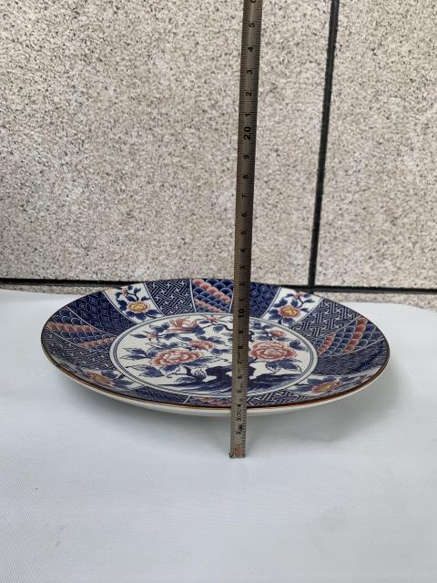 古玩陶瓷花卉紋盤拍賣，當前價格398元