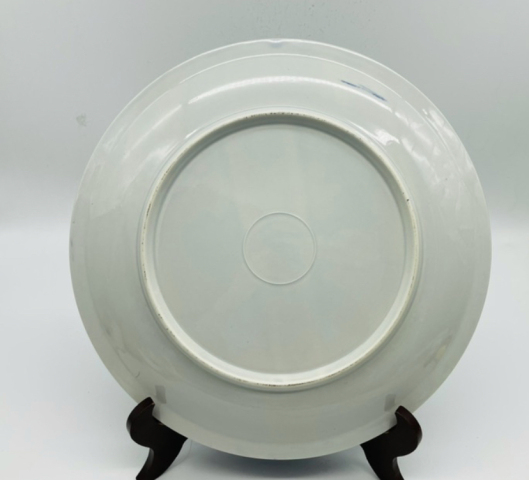 古玩陶瓷山水紋青花盤拍賣,當前價格350元