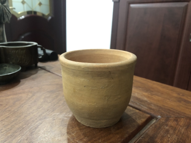 古玩陶瓷清代青釉杯拍賣,當前價格255元