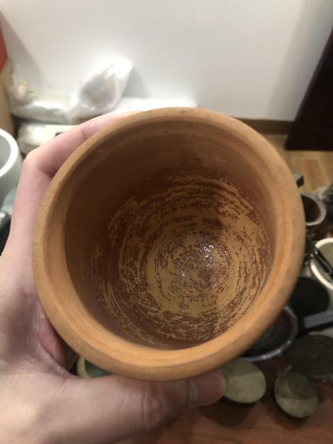 古玩陶瓷清代青釉杯拍賣,當前價格255元