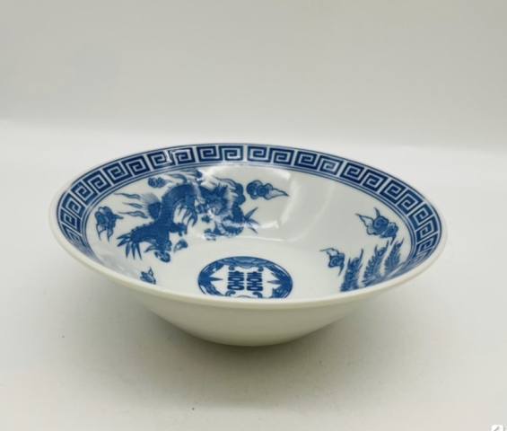 古玩陶瓷鳳紋青花碗拍賣，當(dāng)前價(jià)格220元