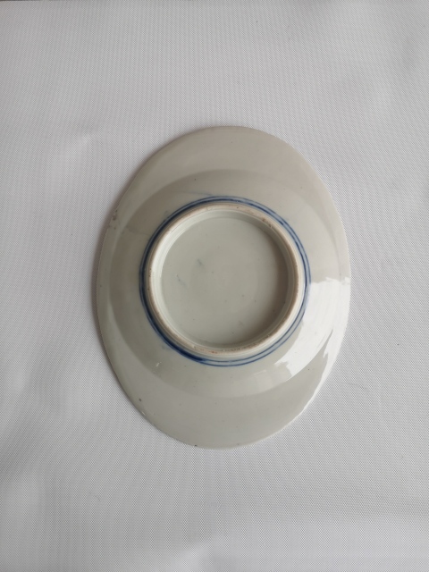 古玩陶瓷花卉紋彩繪盤拍賣，當前價格260元