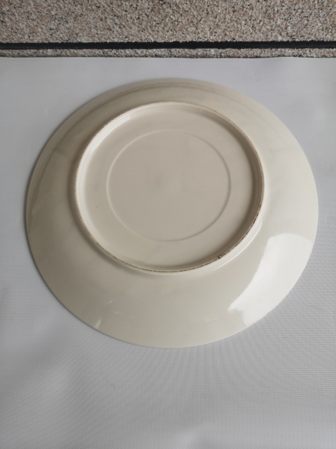 古玩陶瓷花鳥紋青花盤拍賣,當前價格350元