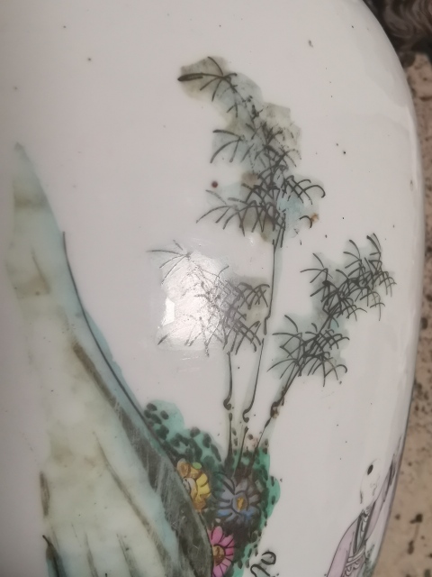 古玩陶瓷仕女紋冬瓜罐拍賣,當前價格2300元